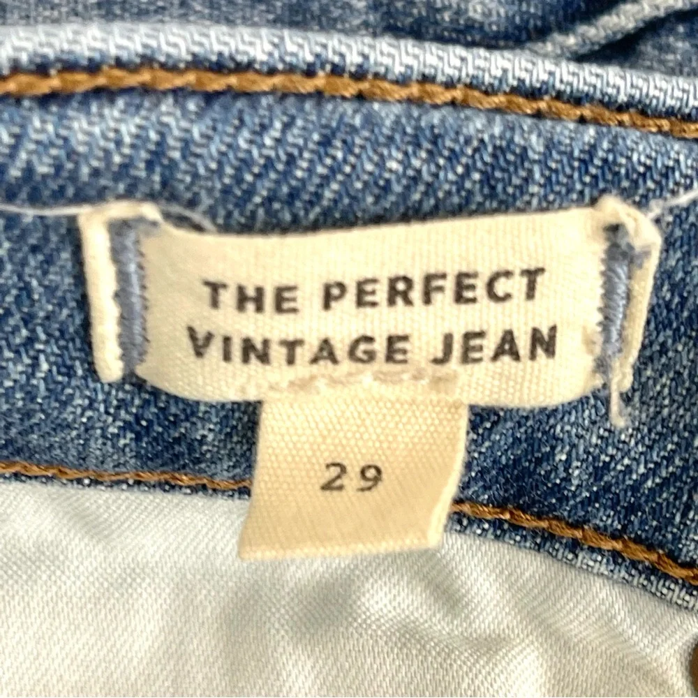 Madewell Medium Wash The Perfect Vintage Jean High Waisted Size 29 - Picture 7 of 11